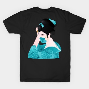 Masked Geisha 芸者 T-Shirt